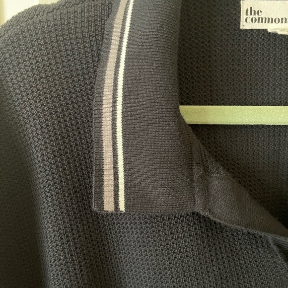 Black Polo Shirt with Classic Knit Design 3XL - Picture 3 of 10